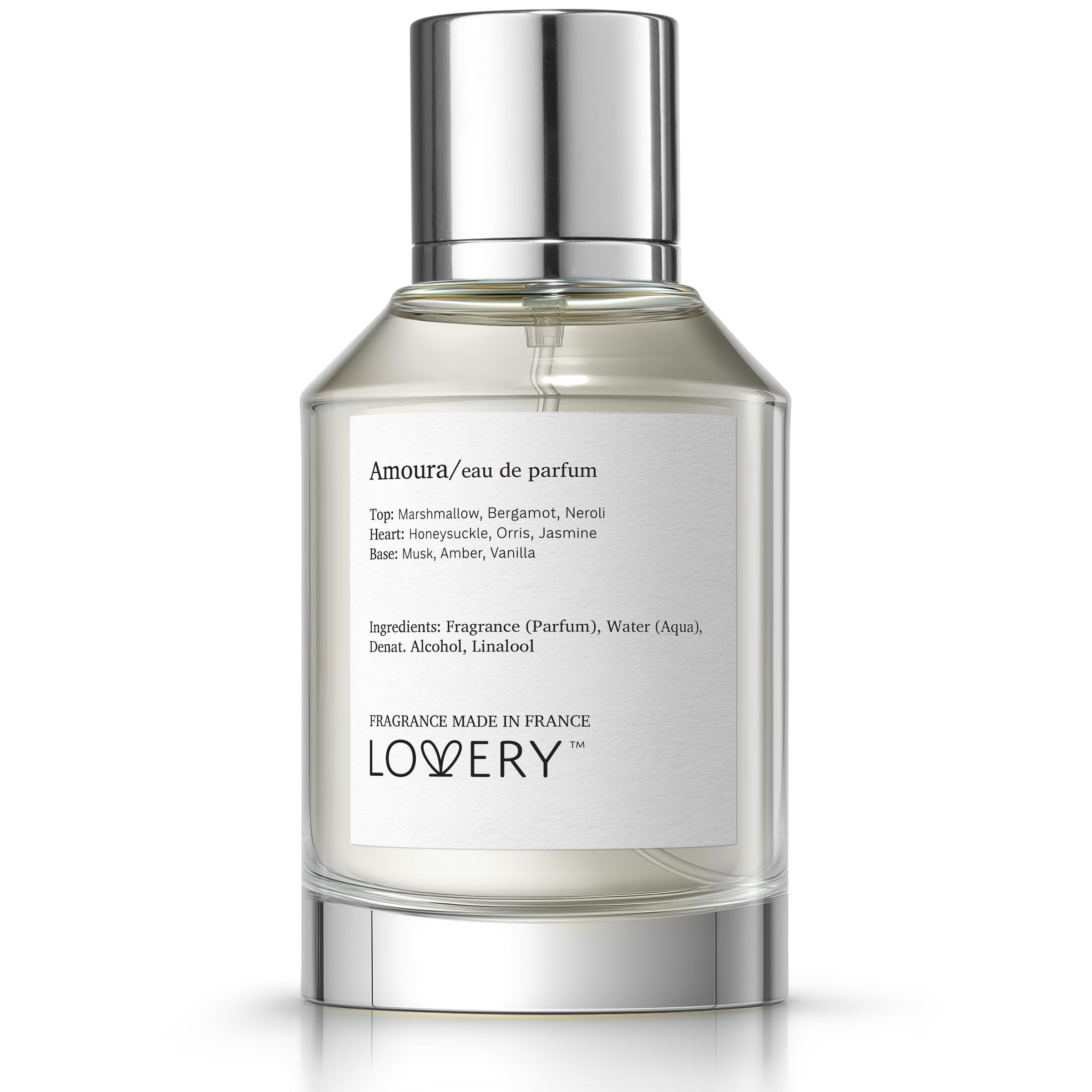 LOVERY Amoura Marshmallow & Floral Eau De Parfume- Pure Infused - Paraben-Free - Vegan - Clean Ingredients Fragrance - Spray 100 ml. - Image 6